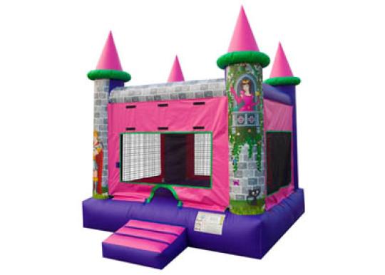 princess bounce house, princess jumper